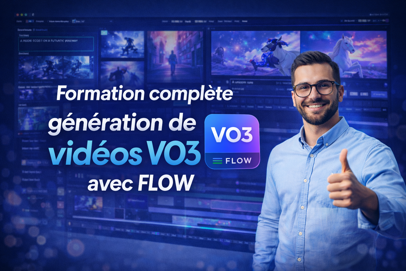 Formation complète génération de vidéos VO3 et FLOW